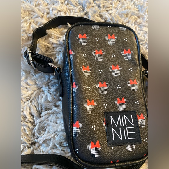 Danielle Nicole Black and Red Minnie Crossbody Bag - Picture 5 of 5